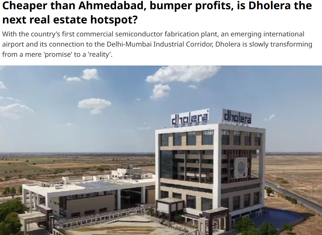 Dholera turns to a premium investment juncture.